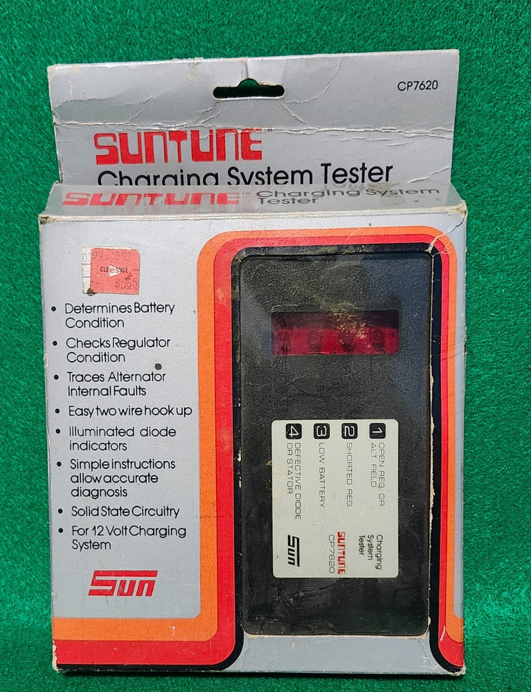Suntune Charging System Tester CP7620 W/Box & Instructions