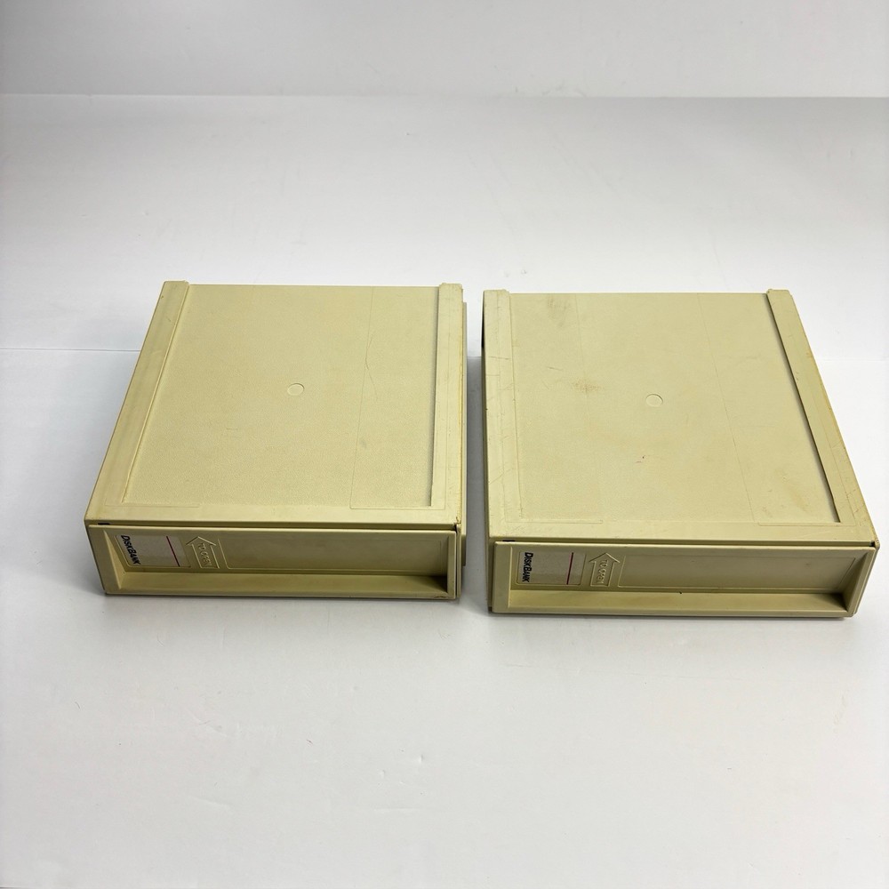 VTG DISKBANK 2 Floppy disk 5.25 Storage Detachable Customizable Case Stackable