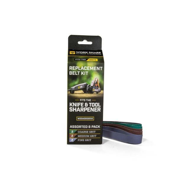Work Sharp WSSA0002012 Knife and Tool Sharpener Replacement Belt Kit