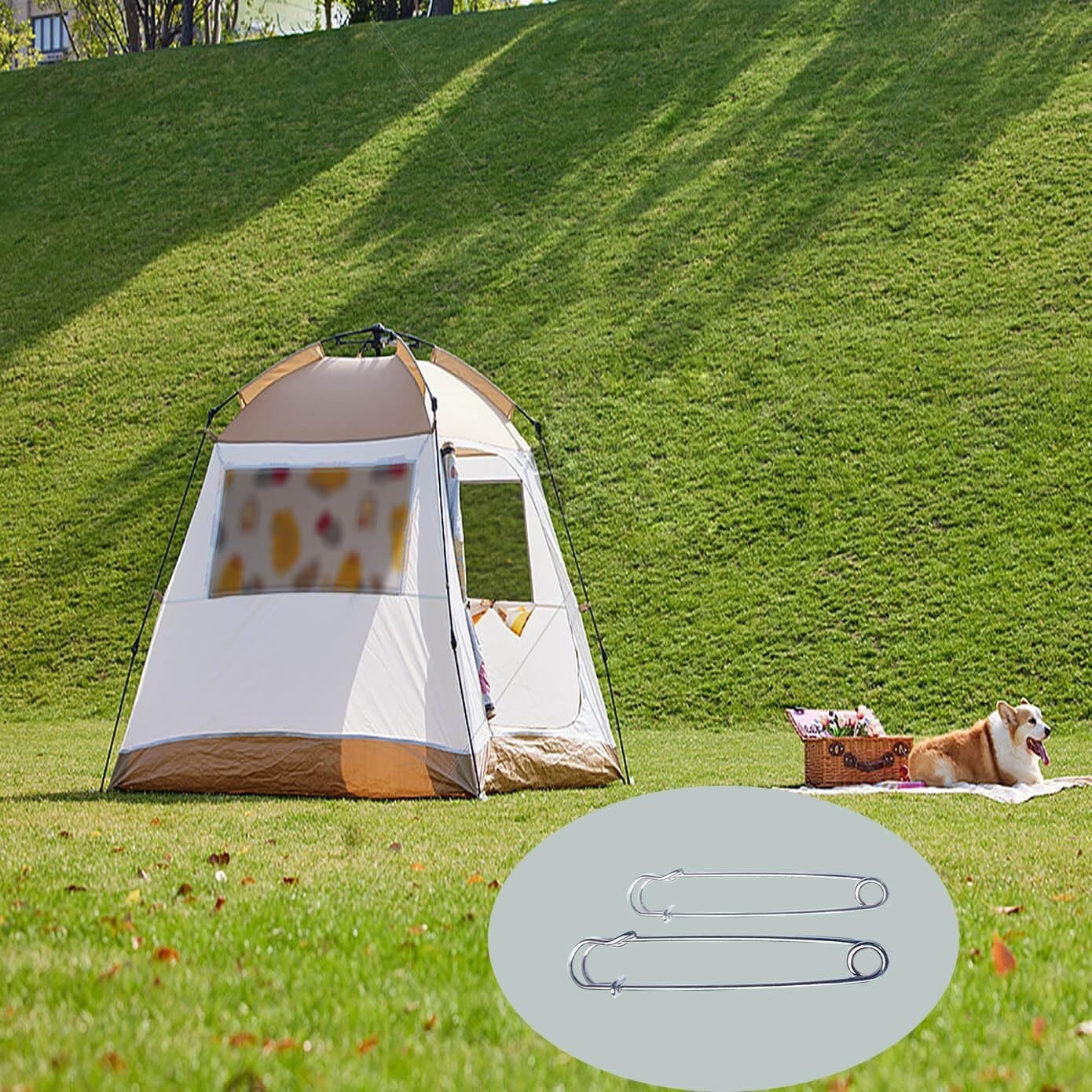 20PCS Large Safety Pins, 4Inch and 3Inch Heavy Duty Safety Pins for Fashion ...