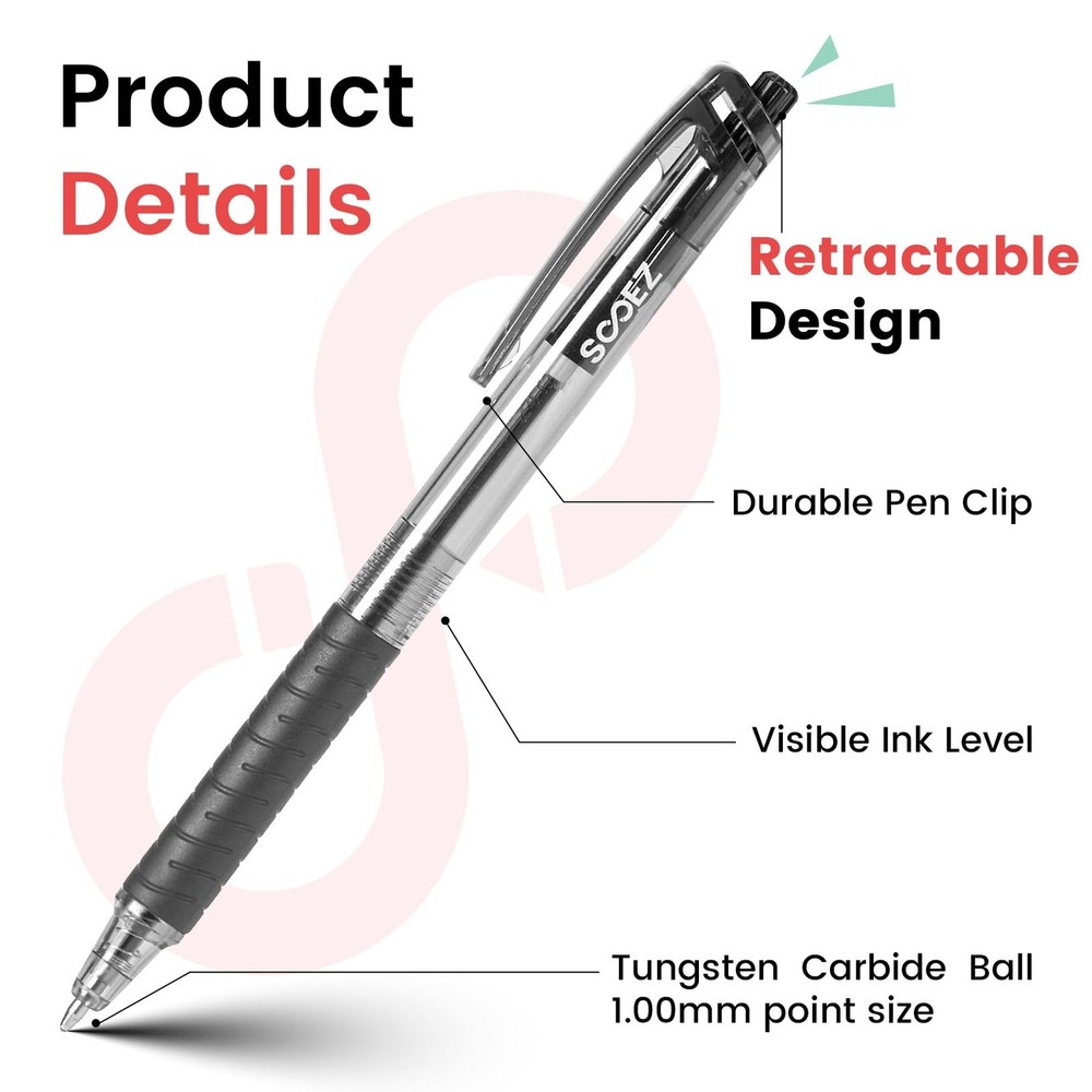 Ballpoint Pen New (Blue, 40 Pack)