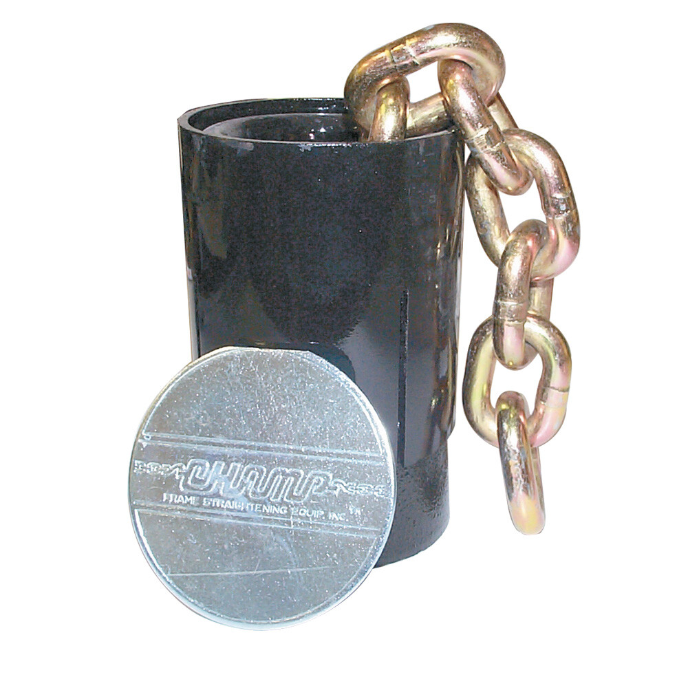 6ct Champ Anchor Pots 1600 w/ Floor Plates 1677 for Frame Machines Pulling Posts