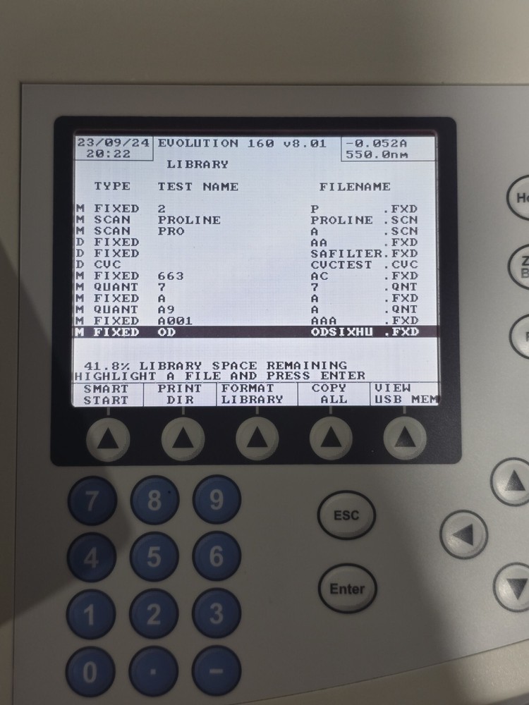 Thermo Evolution 160 UV/Vis Spectrophotometer