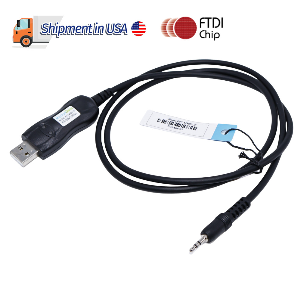 FTDI USB Programming Cable + Support Motorola CP-180 CP185 /BPR40D PMDN4077AR
