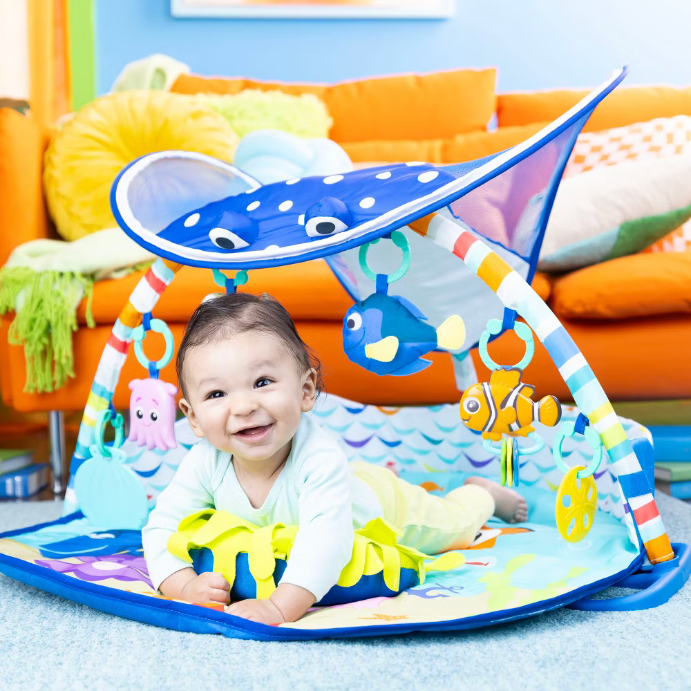 Disney Baby Finding Nemo Mr. Ray Ocean Lights Activity Gym