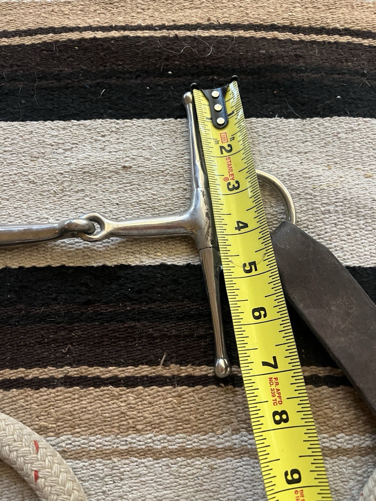 Full Cheek Snaffle With HEAVY Rope Reins And Slobber Straps