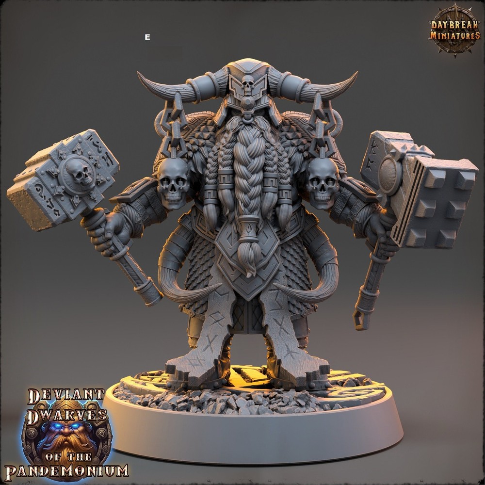 Deviant Dwarf Warrior | DayBreak Miniatures