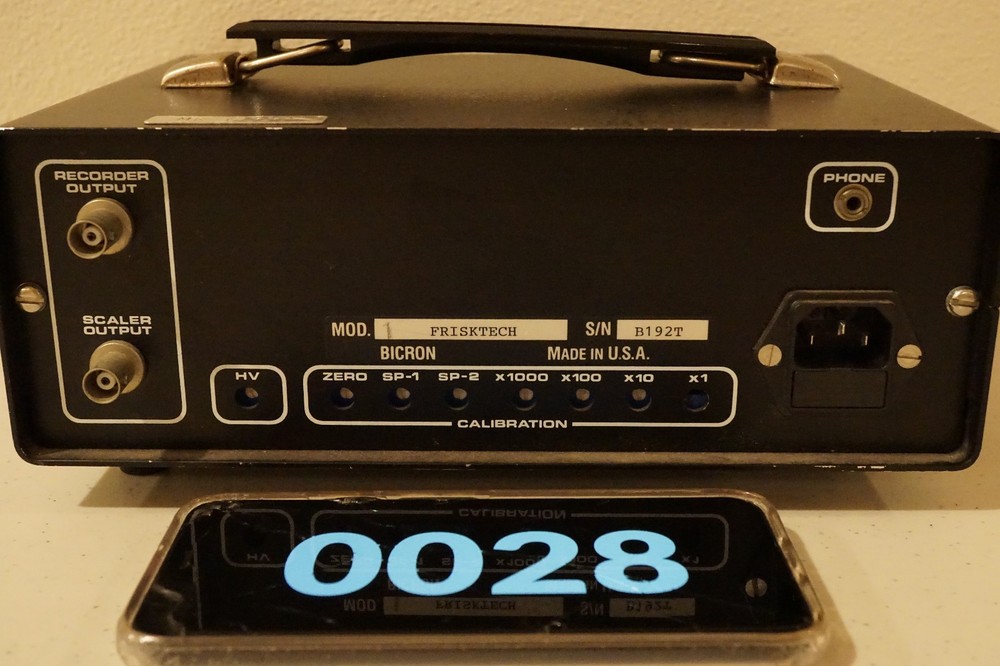 Bicron Frisktech Benchtop Radiation Meter 0028