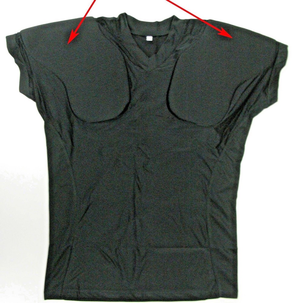 Black Padded Chest Base Layer Buffer for TACTICAL COMBAT RIG VEST