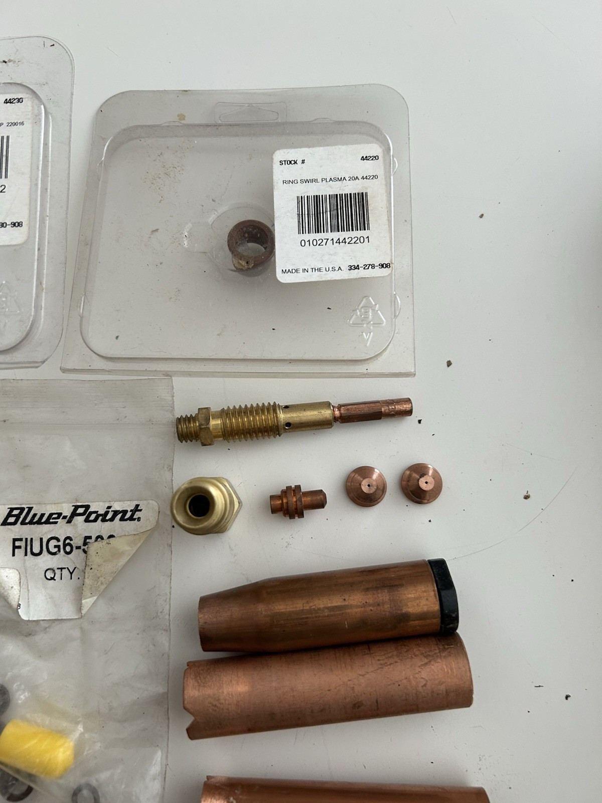 Vintage MIG Welder Tip Nozzle Diffuser Accessories Lot - Snap-On & Others