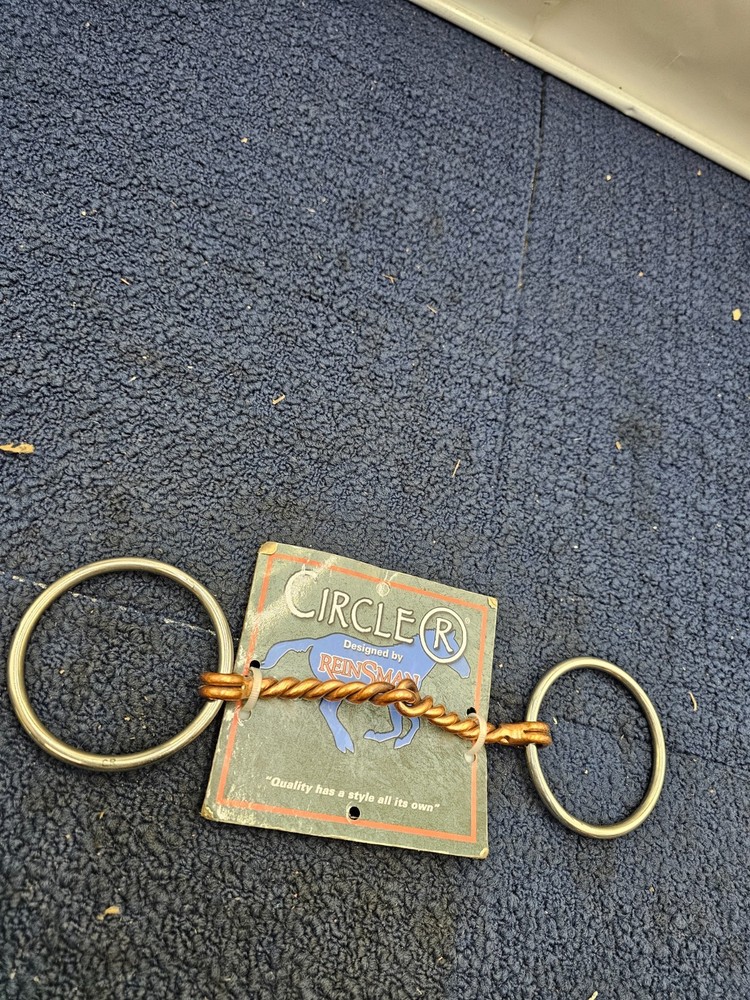 Reinsman Circle R CR115 All Around Light Ring Snaffle Bit