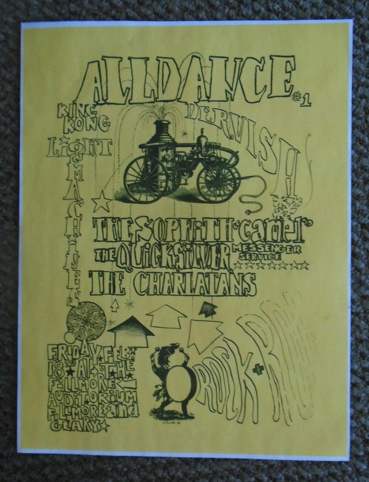 ALLDANCE #1_FILLMORE -THE CHARLATANS_QUICKSILVER_SOPWITH CAMEL-FEB 18 1966