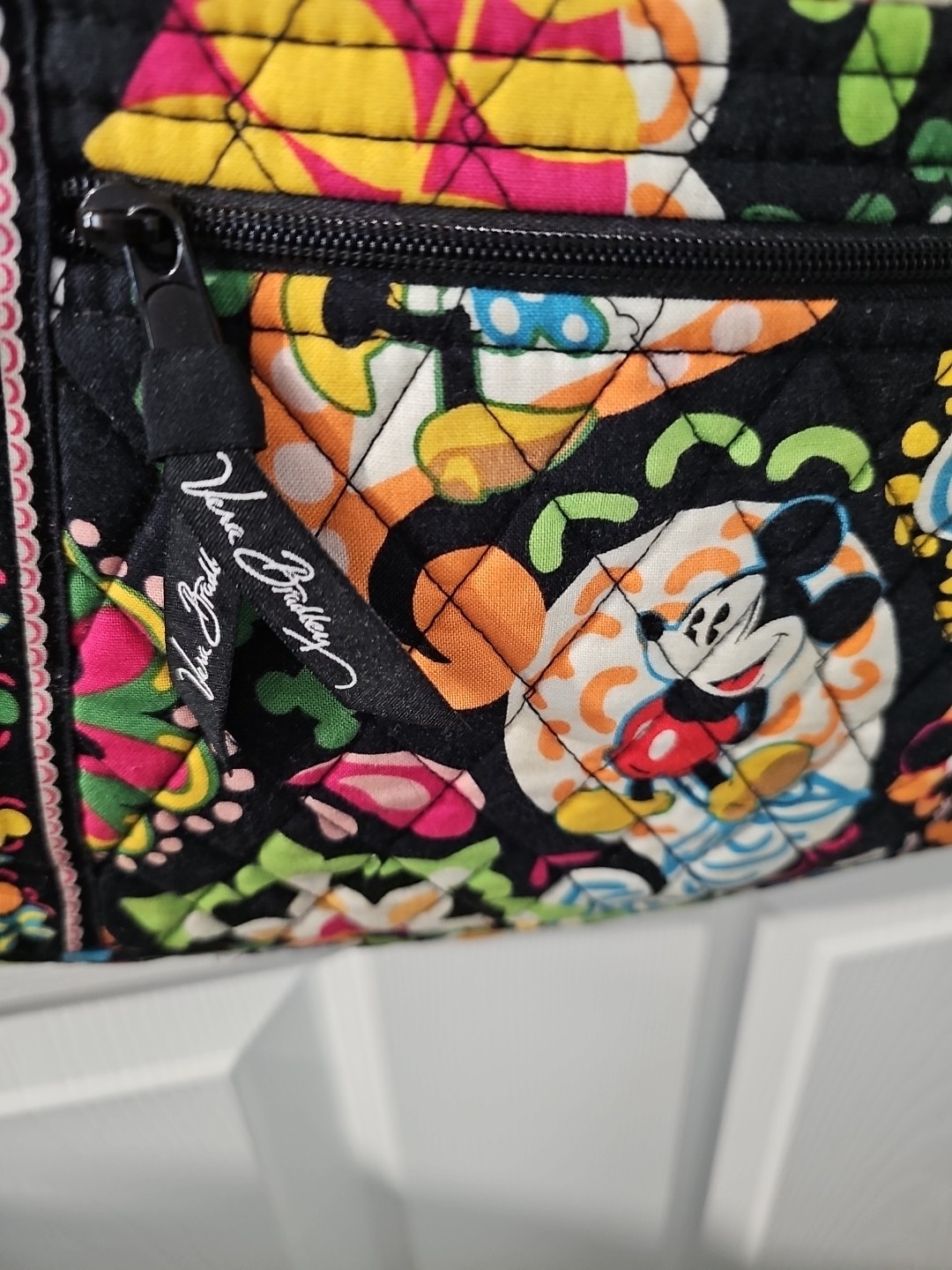 Disney Parks Vera Bradley Crossbody Bag Purse Mickey Mouse.