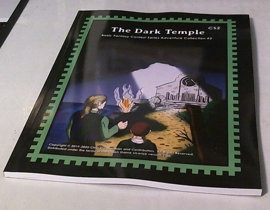 CS2 The Dark Temple Dragon Basic Fantasy  D&D adventure module NEW book