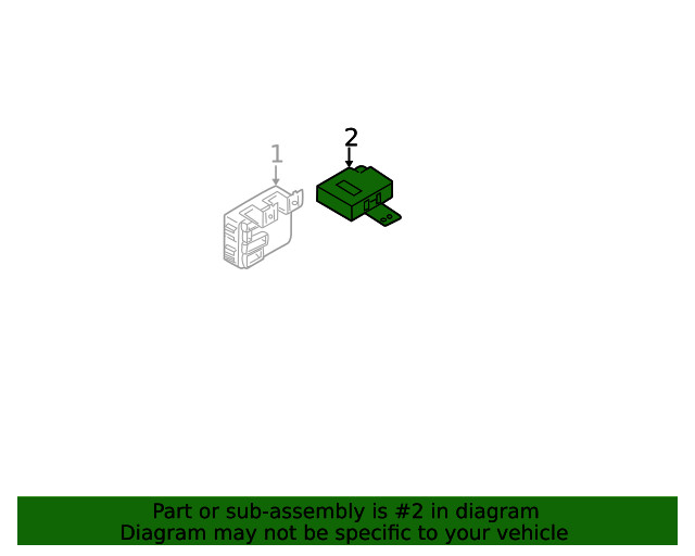 Genuine Nissan Interlock Control Unit 28540-7Y00A