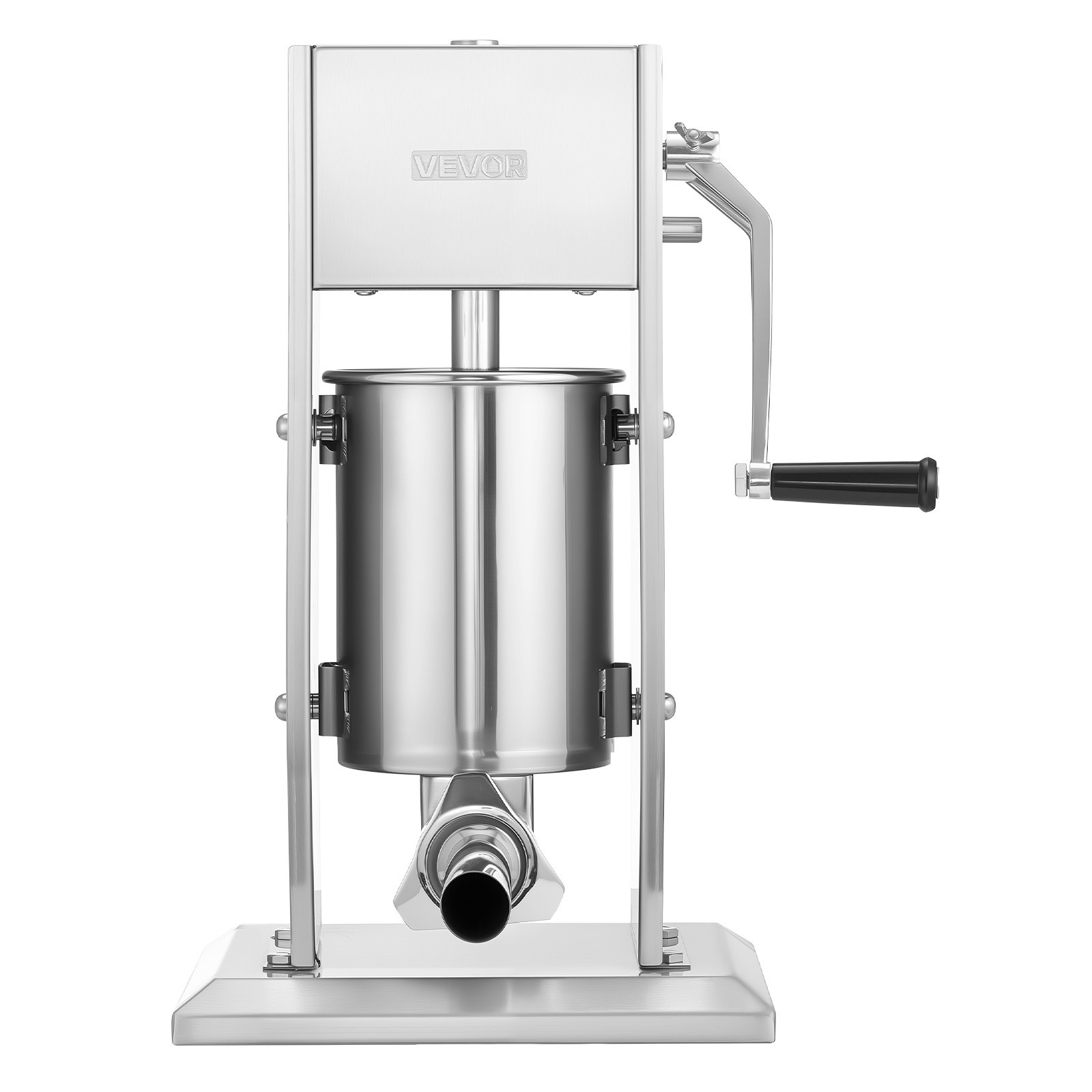 VEVOR Manual Sausage Stuffer 7 LBS / 3 L Dual-Speed Meat Stuffer with 5 Tubes