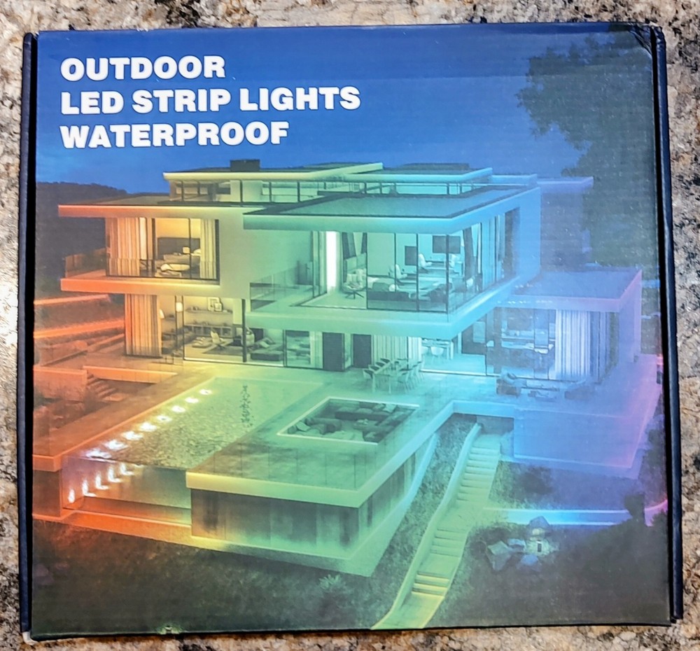 300' led outdoor string lights waterproof