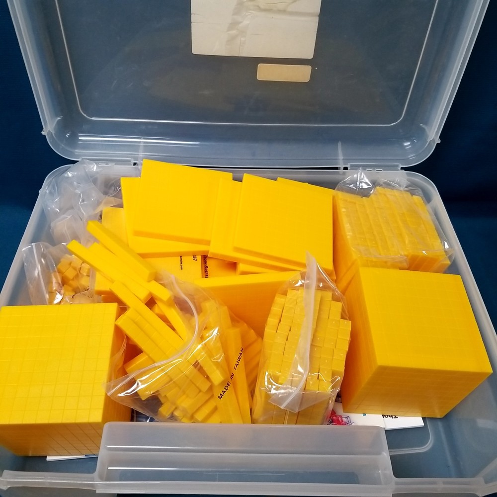 GUC EAI Education Base Ten Intermediate Yellow Blocks Set
