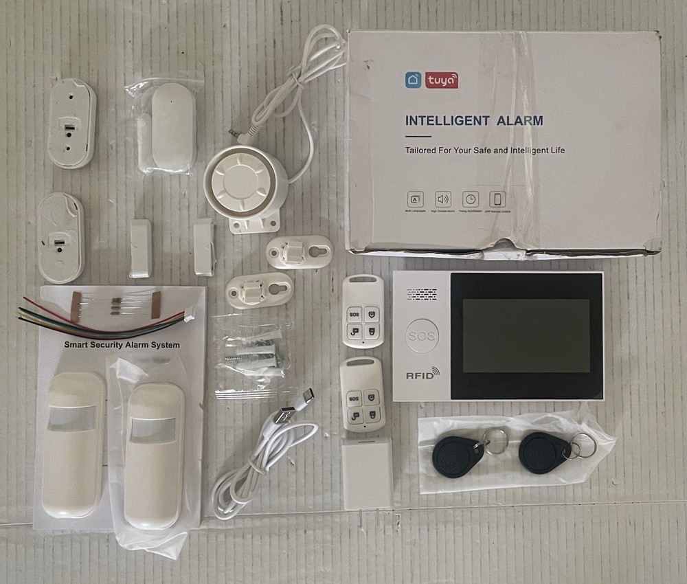 Wireless Smart Home Security Alarm System with RFID