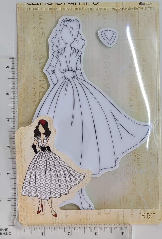 Cling rubber stamp, VARIOUS LARGE