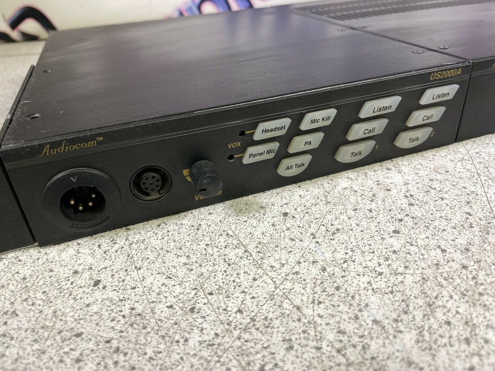 Telex Audiocom SPS2000A & US2000A Intercom Console