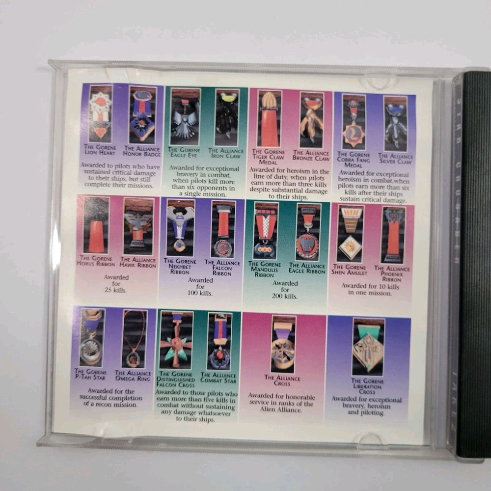 ITHistory (1994) IBM PC Software: STAR CRUSADER (Take 2/ Gametek) CD