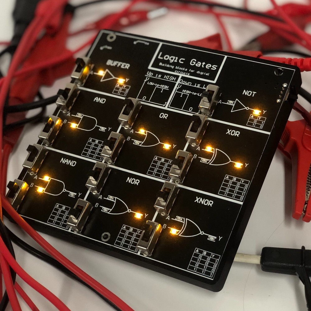 Logic Gates - Interactive Digital Electronics Learning Kit