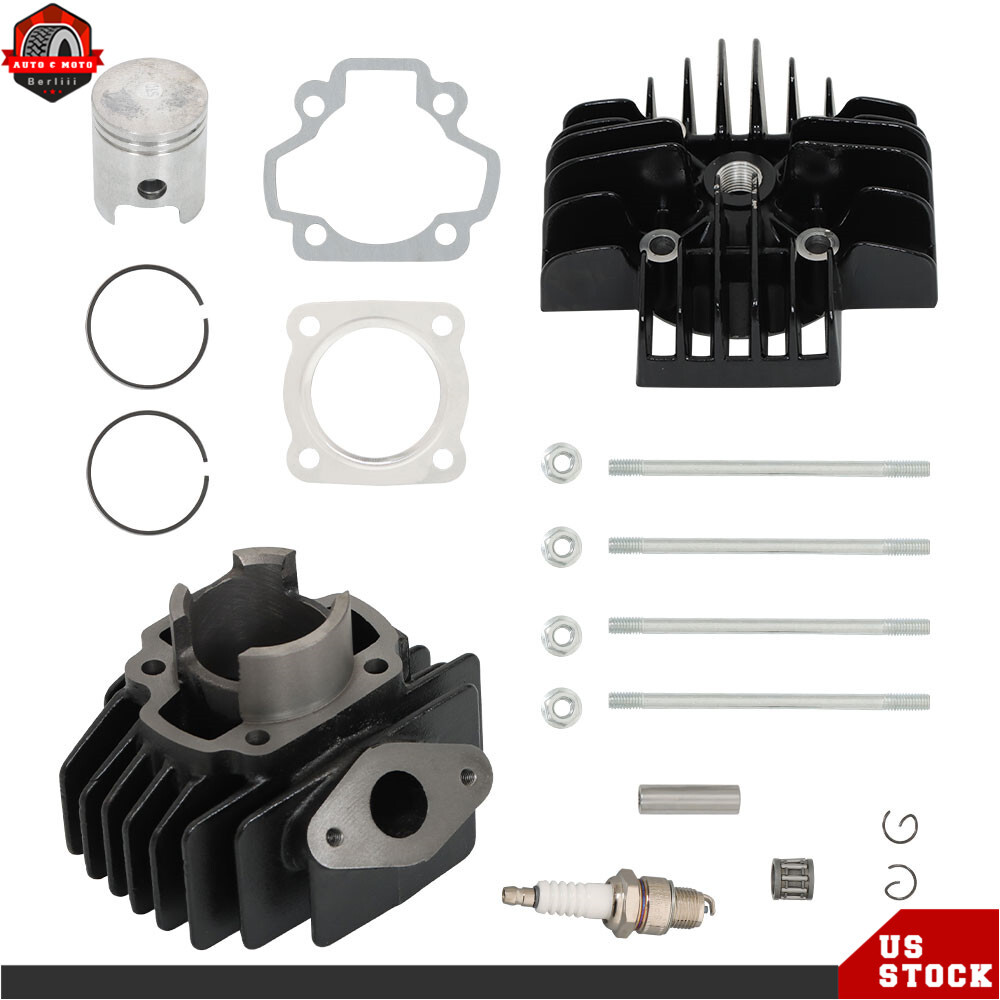 50cc Cylinder Piston Gasket Head Top End Kit Fit For Yamaha PW50 1981-2018