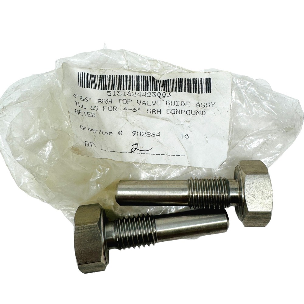 Hex Bolt for 4-6 in SRH Compound Water Meter, 2 Pcs