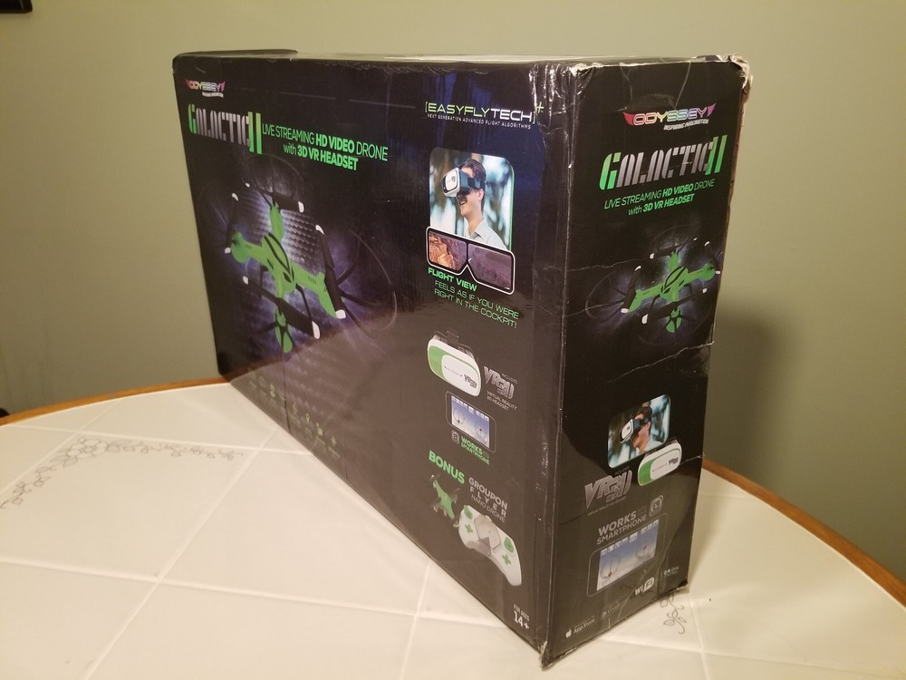 Galactic II Streaming HD Drone, VR Headset & Nano Drone Bundle