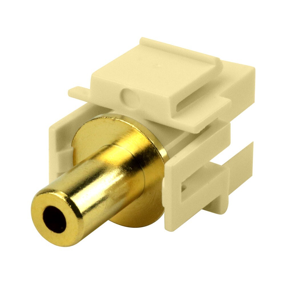 Construct Pro 3.5mm Stereo Keystone Insert-Pass Through (Ivory)