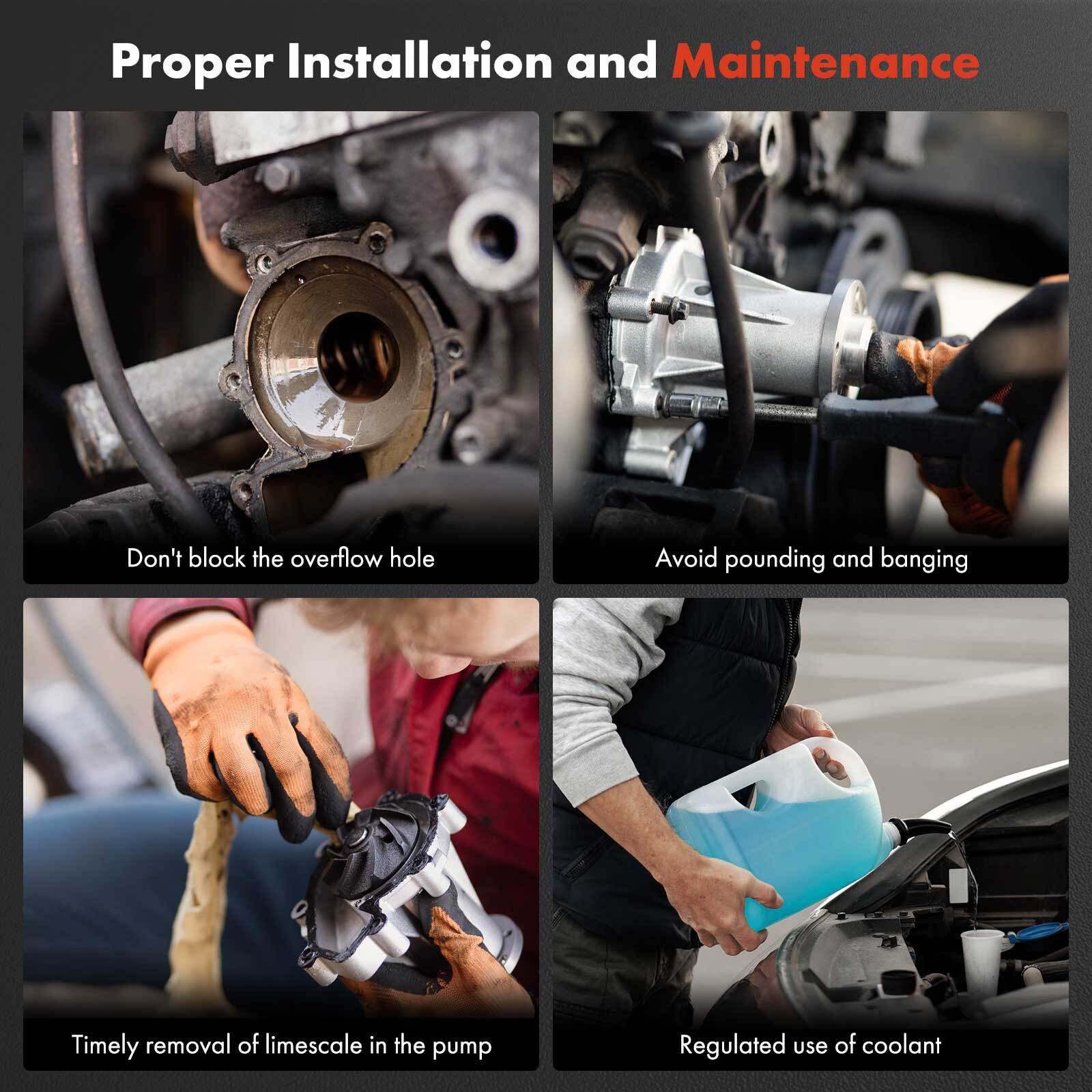 Water Pump with Thermostat for Chevy C5 Corvette Pontiac Firebird LS1 LS6 AW5081