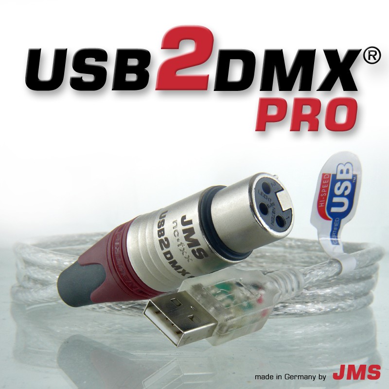 USB2DMX PRO JMS USB Controller Interface 512 DMX channels 3 years warranty