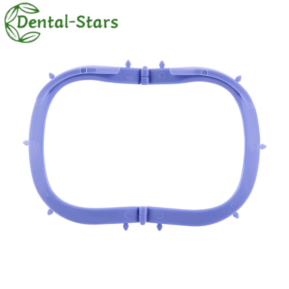 Dental Plastic Rubber Dam Frame Sheets Bracket Foldable/U-Shaped Barrier Tools