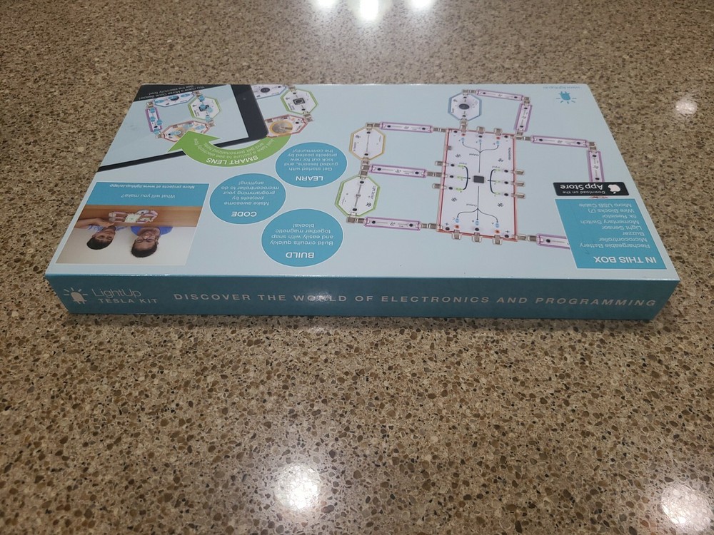 LightUp Bluetooth Tesla Kit Electronics Experience w/ Interactive iOS Mobile App