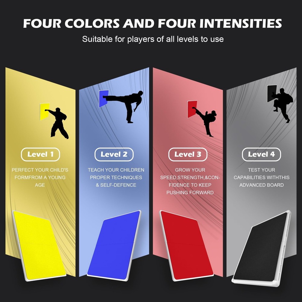 4 Pack Rebreakable boards martial arts, 4Pcs training equipment