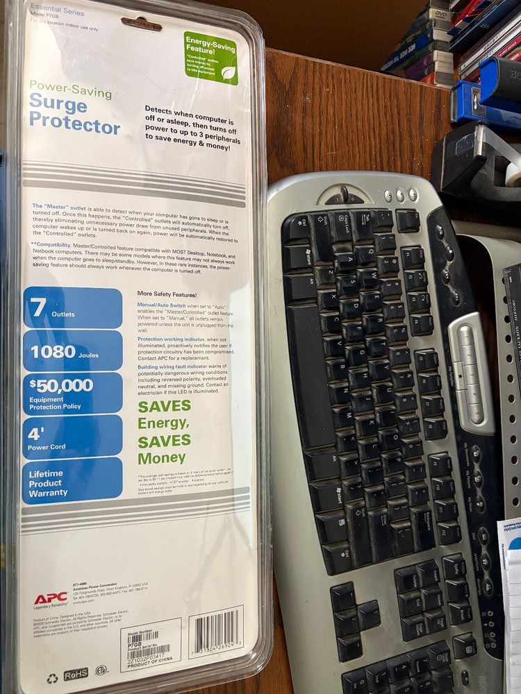 APC Surge Protector P7GB Sealed