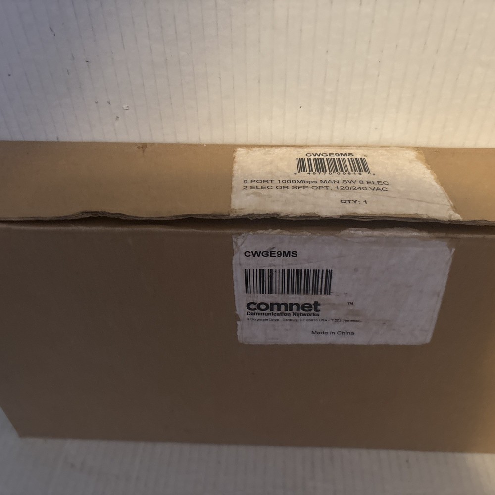 CWGE9MS Comnet Commercial Grade All Gigabit Managed Switch