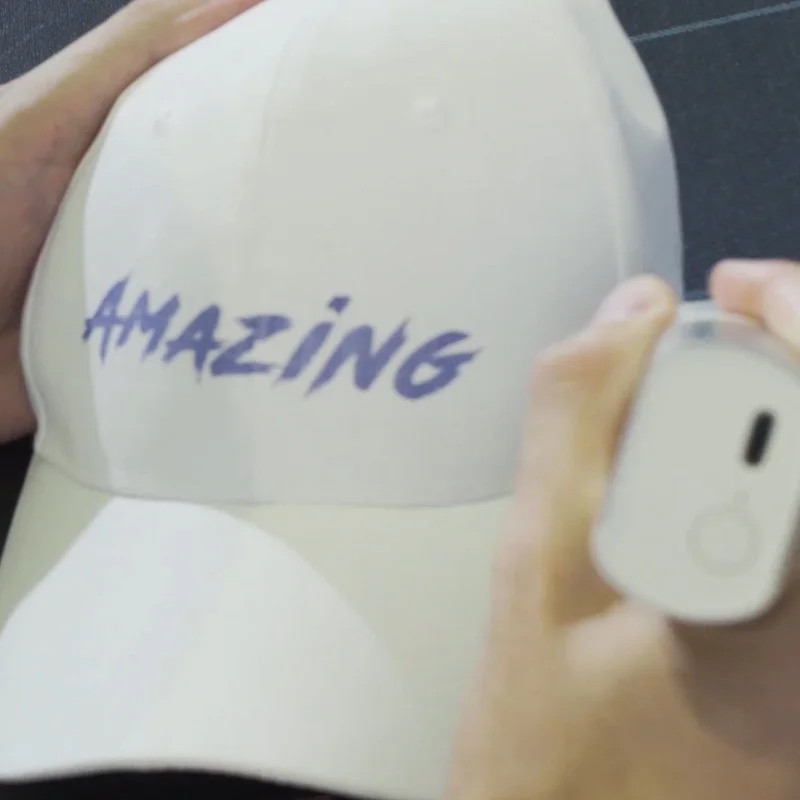 Handheld inkjet printer, QR code, food metal tattoo, printed pattern, text, LOGO