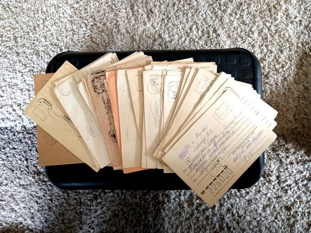 50 Ganzsachen Russland UdSSR, gestempelt