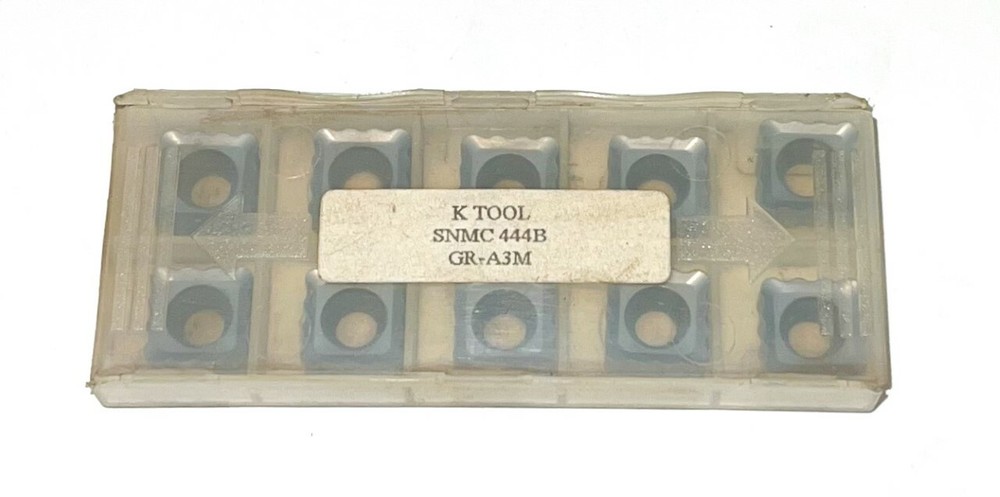 10 K TOOL SNMC 444B A3M GRADE CARBIDE INSERTS