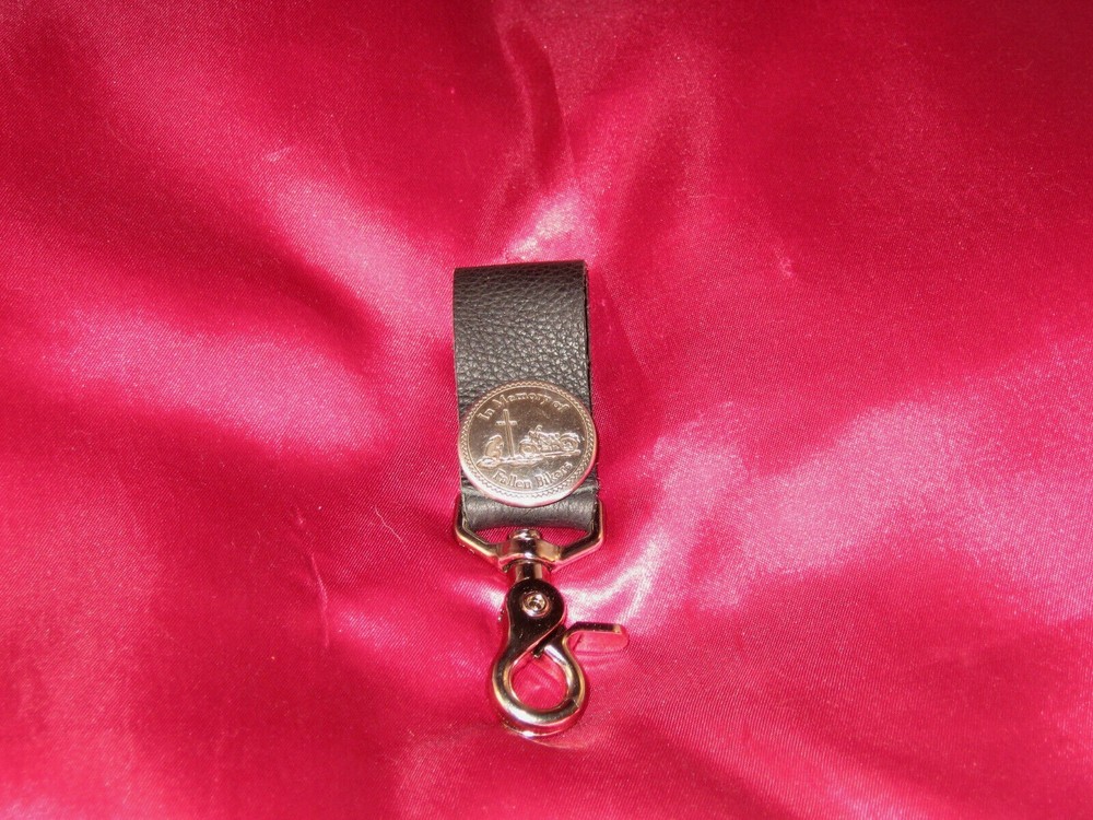 Handcrafted Key Chain/Clip Fallen Biker