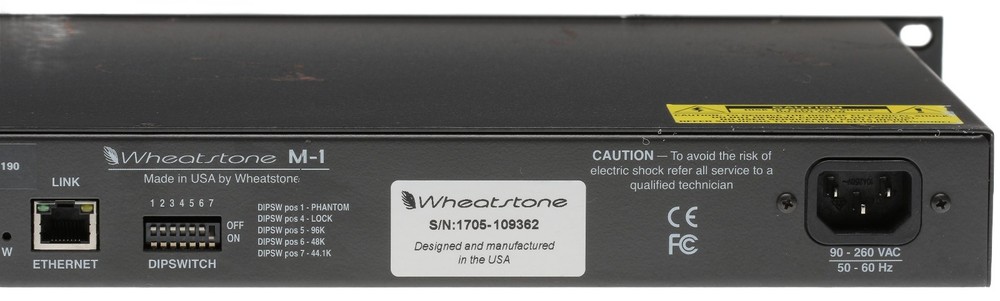 Wheatstone Vorsis M-1 AES Digital 96KHz Voice Processor Preamp Compressor M1