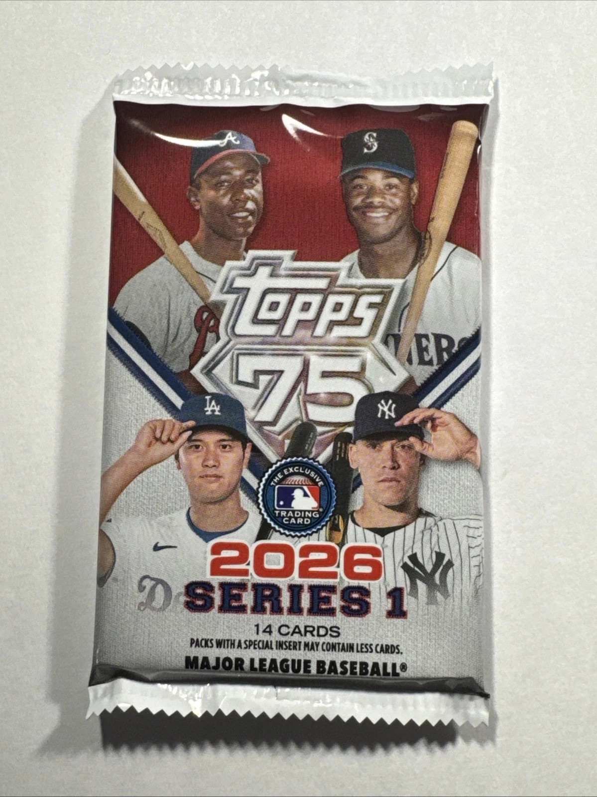 (1) 2026 Topps Series 1 Baseball MLB Factory Sealed Pack From Box 14 Card Pack