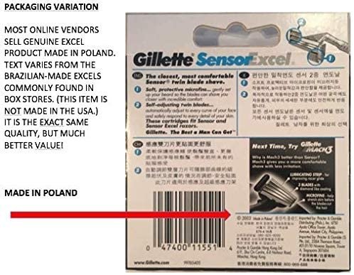 Gillette Sensor Excel - 30 Count (3 x 10 Pack)