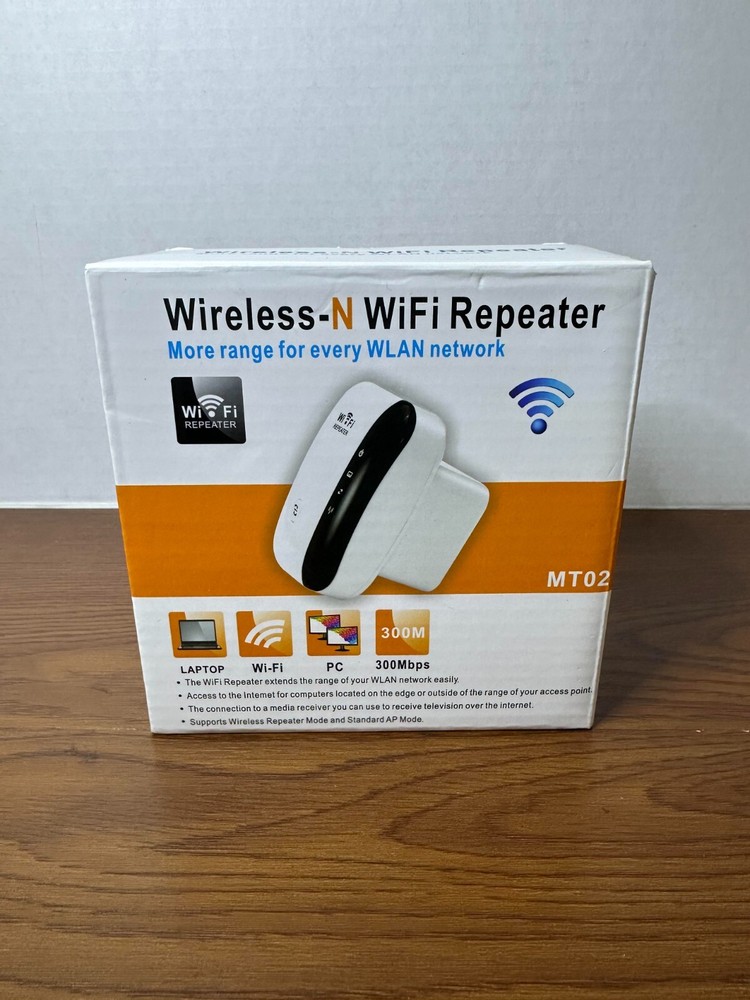Amake WIFI Range Extender Signal Booster Easy Set Up 2.4G Network