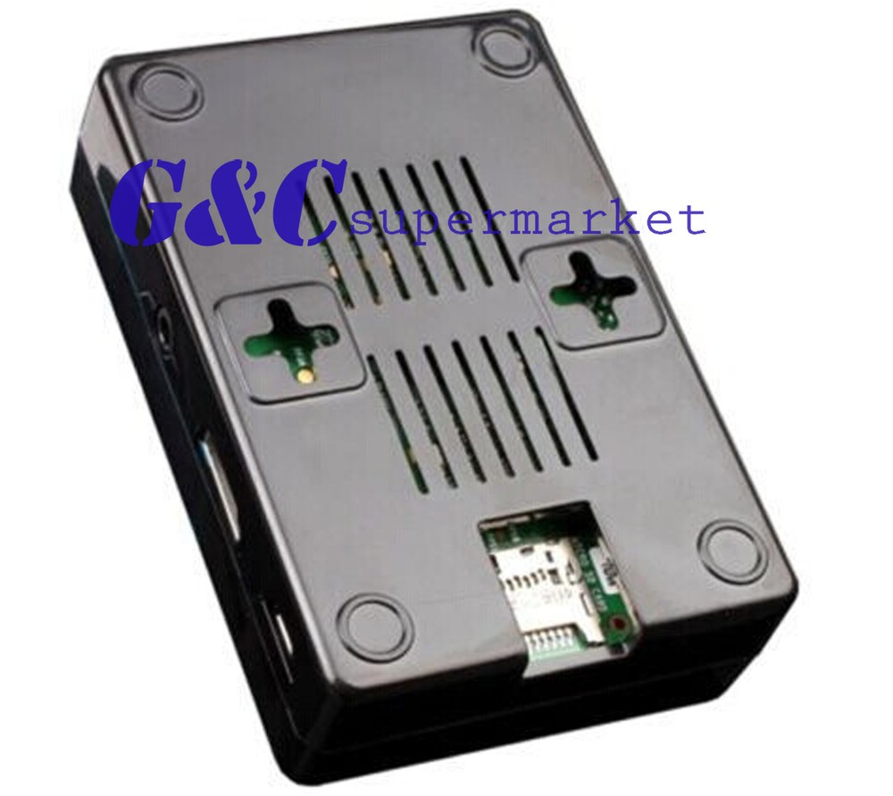 Premium ABS V2 Black Case Boxes Raspberry Pi 2 B Case Cover Enclosure Box ABS V2
