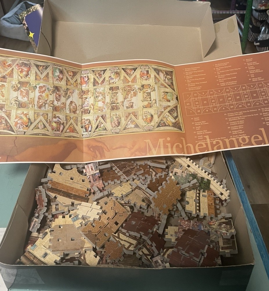 Wrebbit Puzz 3D Plus Sistine Chapel Three Dimensional Puzzle Brand New!