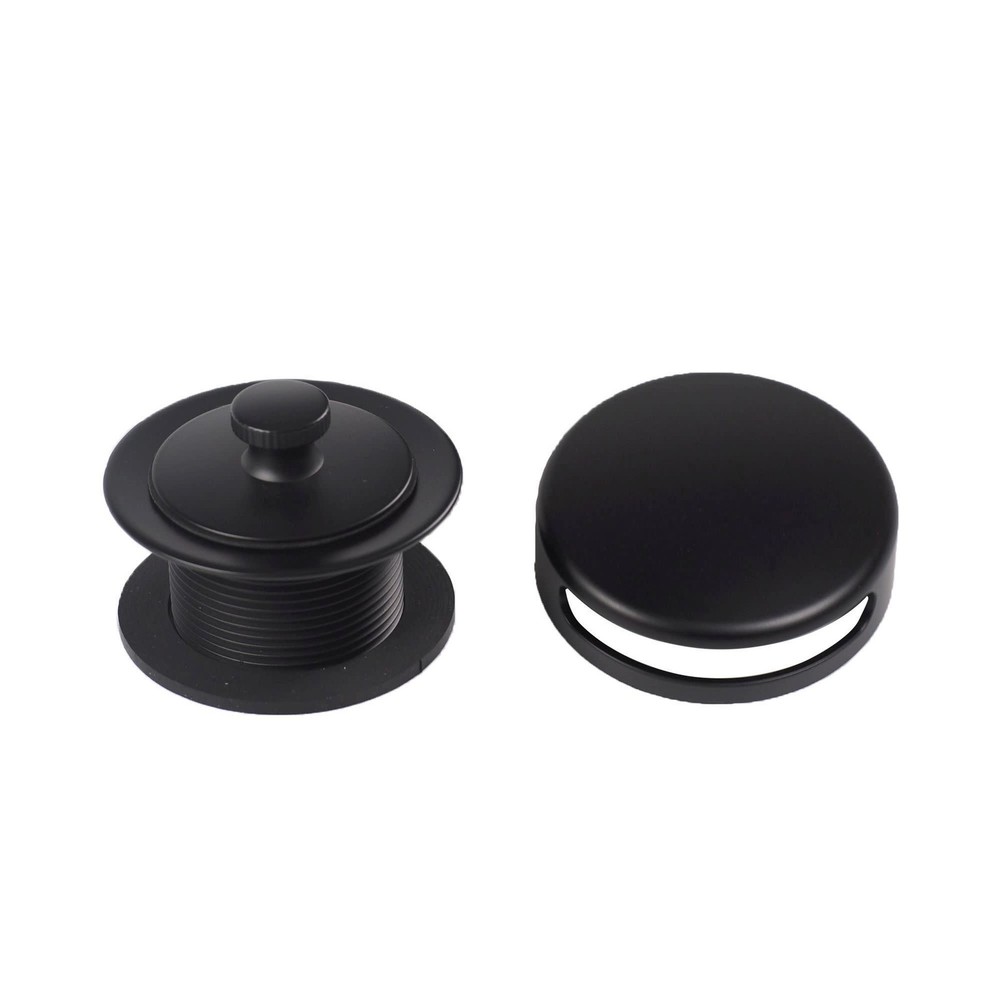 Jones Stephens B0BPMB Brass Overflow Faceplate - Black