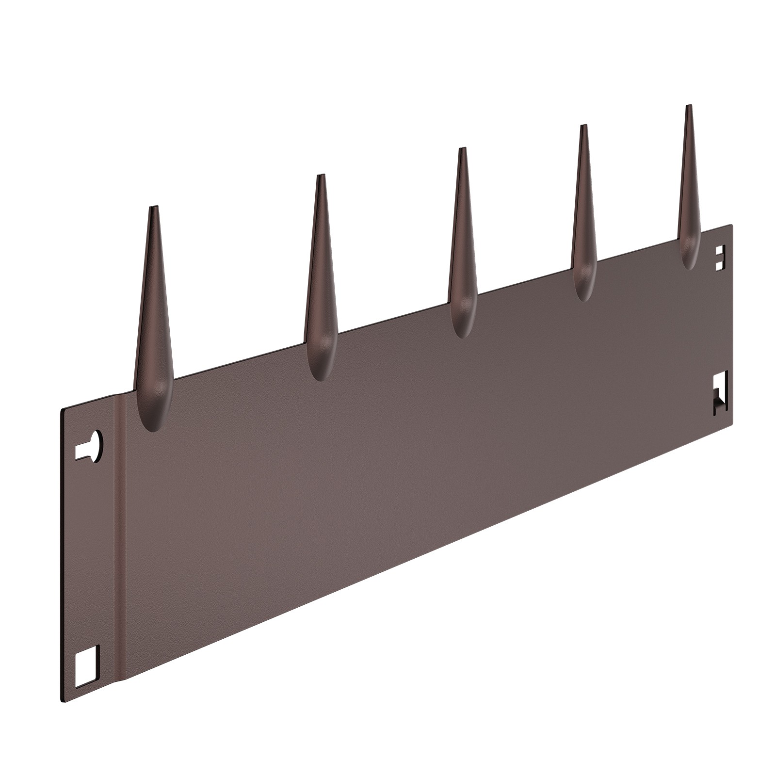 Steel Landscape Edging 5 Packs 39 x 5in Rust-Resistant Edging Border Brown